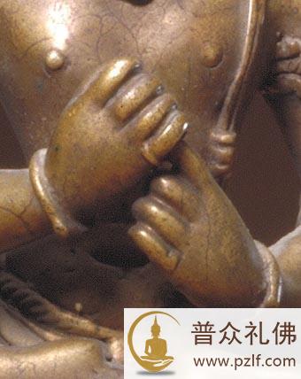佛像常见手印图解之智拳印