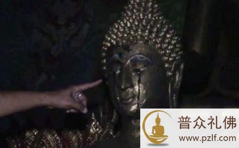 大城府寺庙起火,佛像“流泪” 大城府寺庙起火,佛像“流泪”
